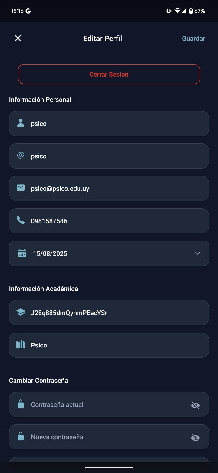 ✏️ Editar Perfil